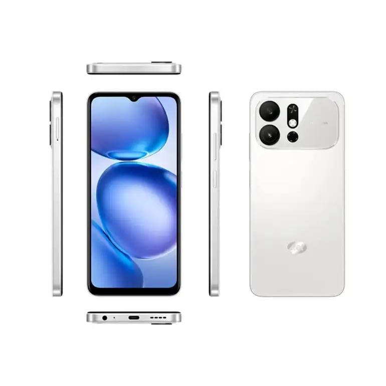 ايتل A100cs ذاكرة 128 جيجا 3+5 رام 4G أبيض