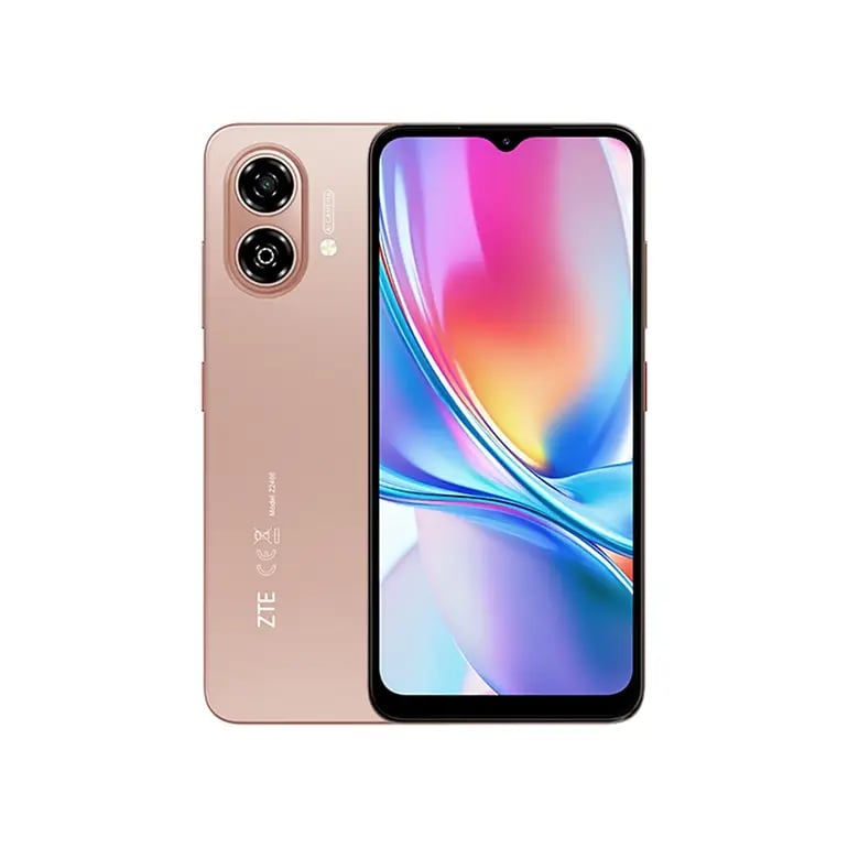 زد تي إي A35e ذاكرة 64 جيجابايت 2+4 جيجا رام 4G وردي 