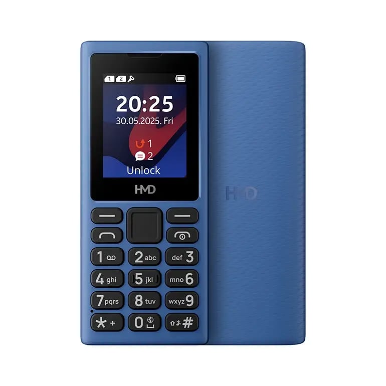 نوكيا HMD 101 4G يدعم شريحتين اتصال - أزرق