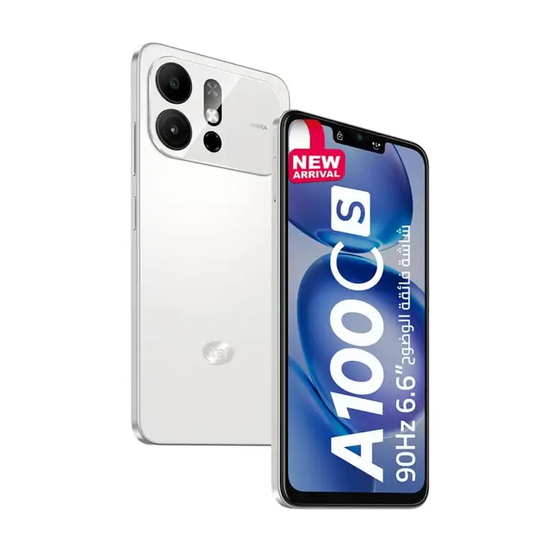 ايتل A100cs ذاكرة 128 جيجا 3+5 رام 4G أبيض