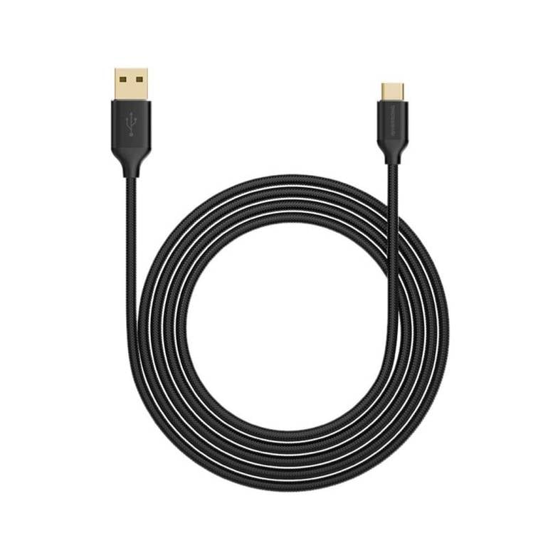 كابل تايب سي USB ريفرسونج هرقل 1 متر CT31 أسود