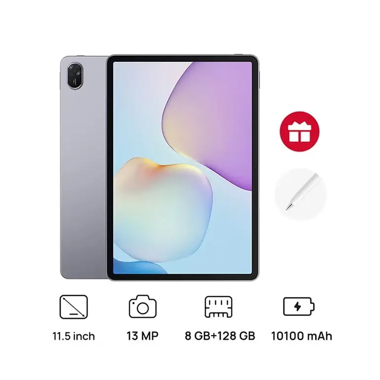 تابلت هواوي mate pad شاشة 11.5 إنش 128 جيجا واي فاي - رمادي