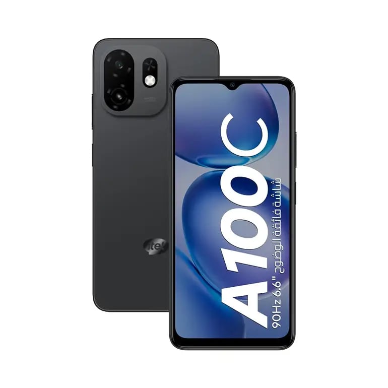 ايتل A100c أسود 64 جيجا 3+5 رام 4G