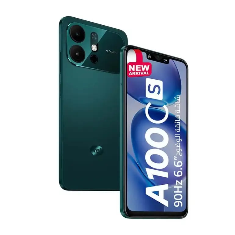 ايتل A100cs ذاكرة 128 جيجا 3+5 رام 4G أخضر