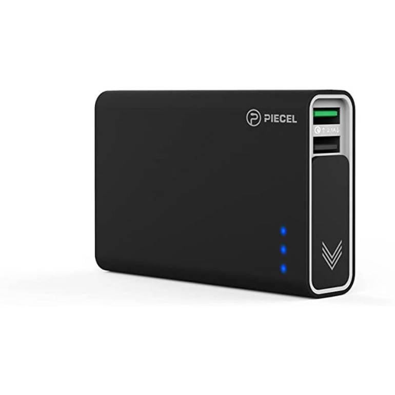 بايسيل باور بانك 10050 مللي أمبير منفذين USB أسود
