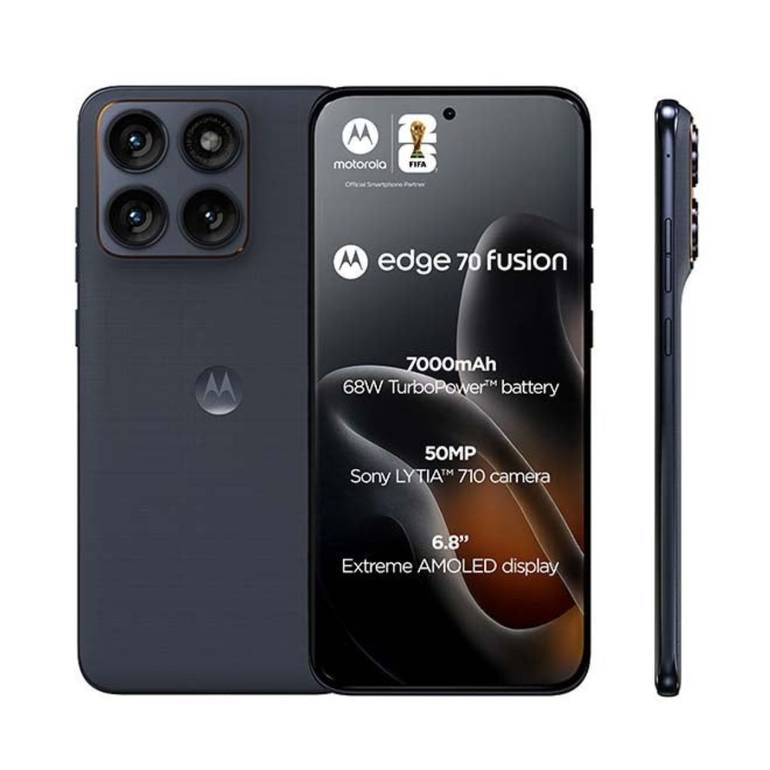 موتورولا Edge 70 Fusion ذاكرة 256 جيجا 12 رام 5G أسود