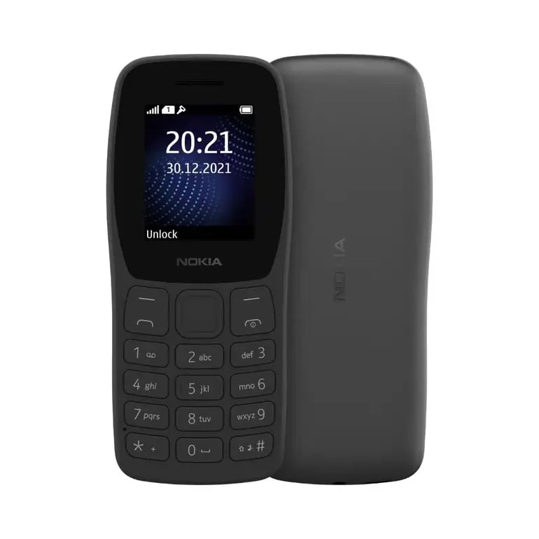 نوكيا 105 (2022) ثنائي الشريحة أسود