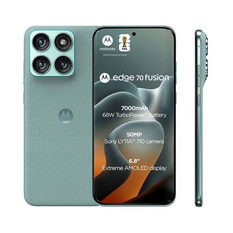 موتورولا Edge 70 Fusion ذاكرة 256 جيجا 12 رام 5G أخضر