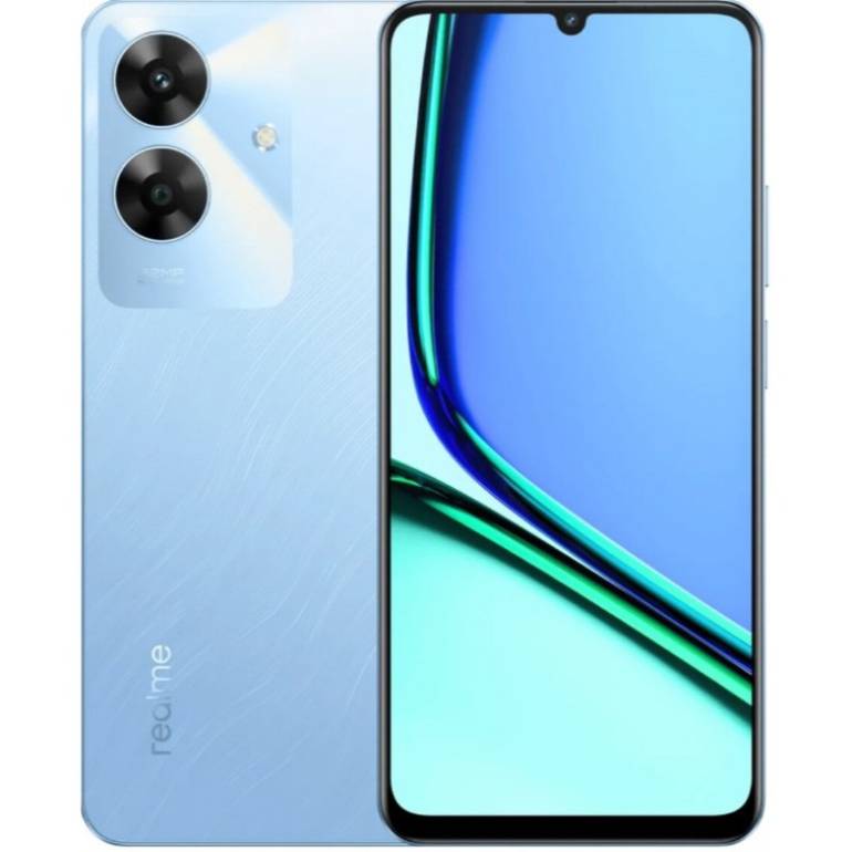 ريل مي نوت 60 ثنائي الشريحة 4 GB رام وذاكرة داخلية 256 GB يدعم 4G - أزرق فوياج