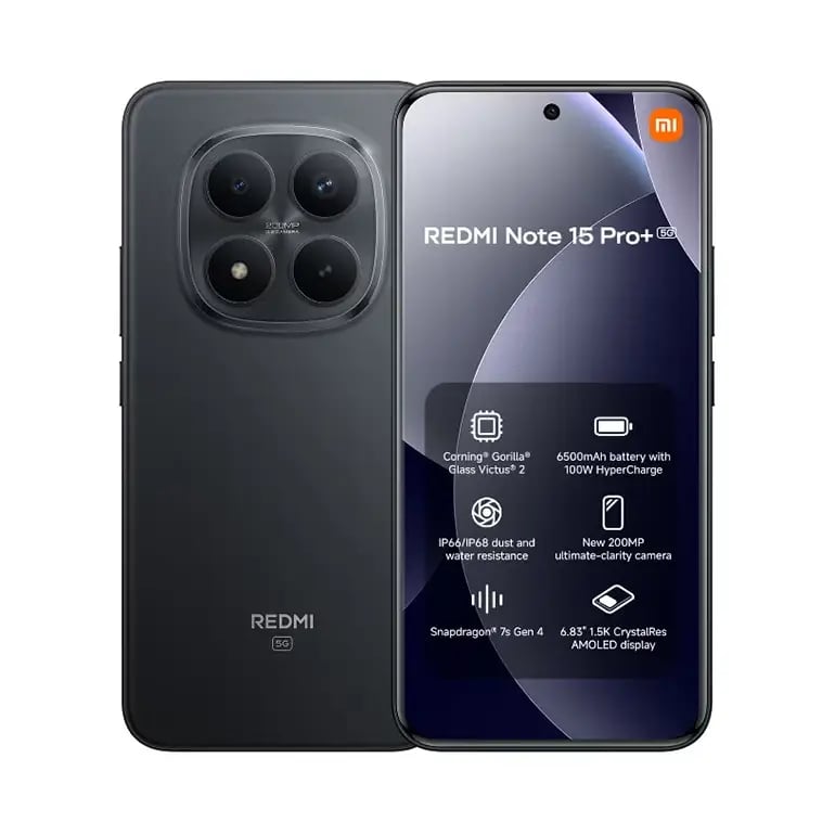 ريدمي نوت 15 برو بلس 512 جيجا 12 رام 5G أسود