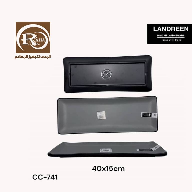 صحن تقديم ميلامين 40*15سم 