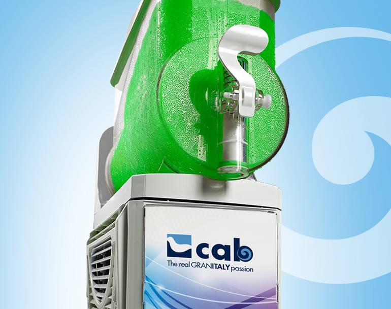 مكينة سلاش 1 حوض 10 لتر ابيض ايطالي CAB 