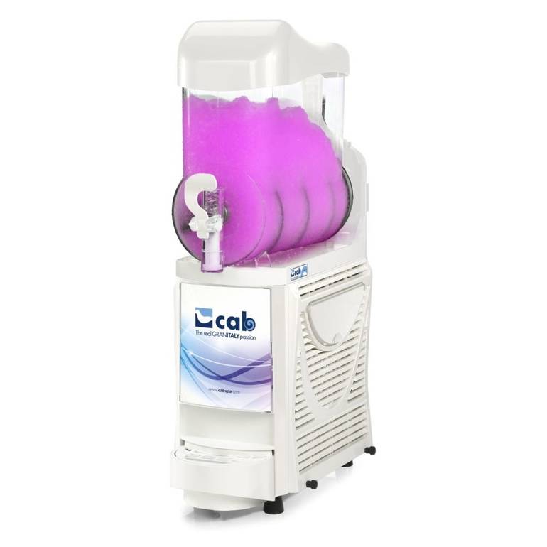 مكينة سلاش 1 حوض 10 لتر ابيض ايطالي CAB 