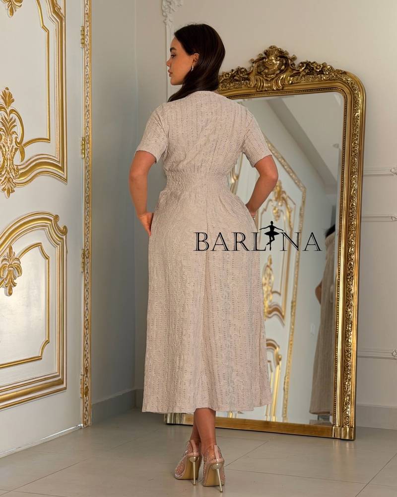 Floral midi dress with buttons down the center