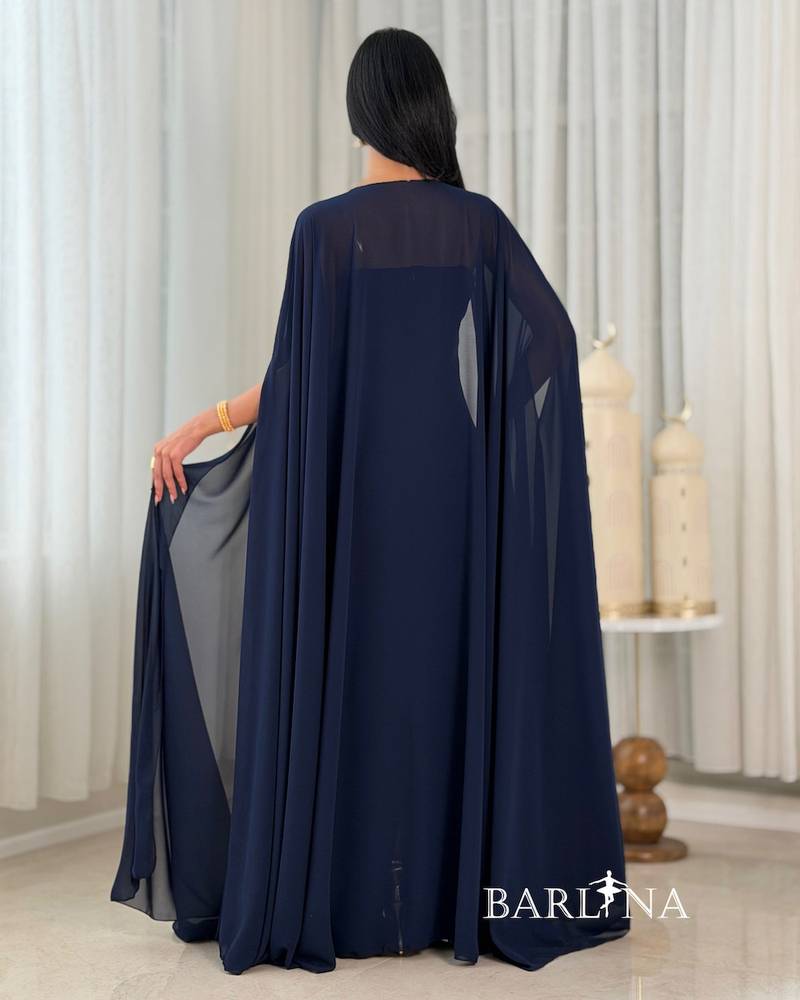Long jalabiya with a luxurious traditional pattern