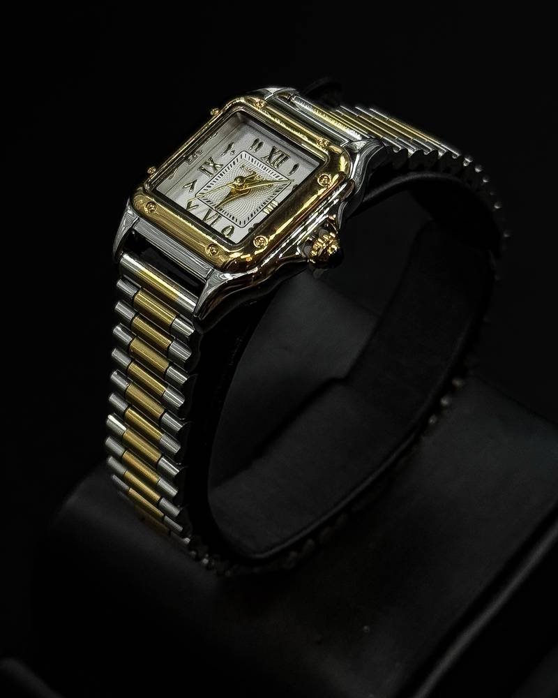 Elegant women's everyday watch with a square frame