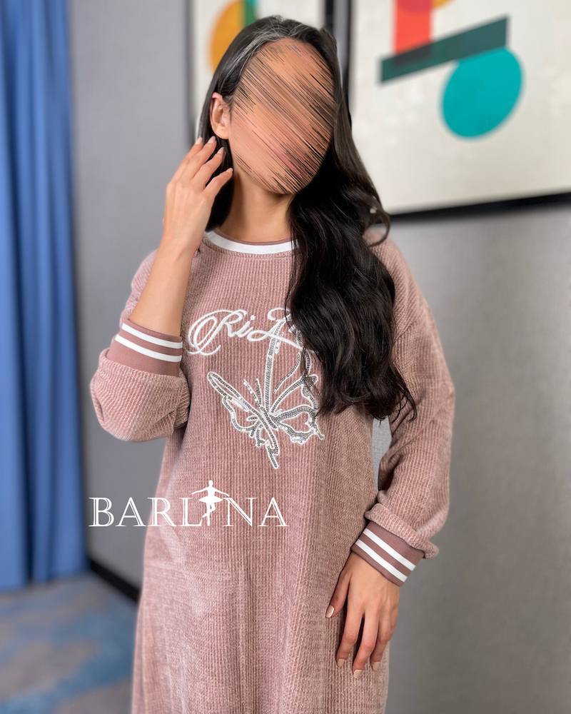 Long pink shirt with soft fabric