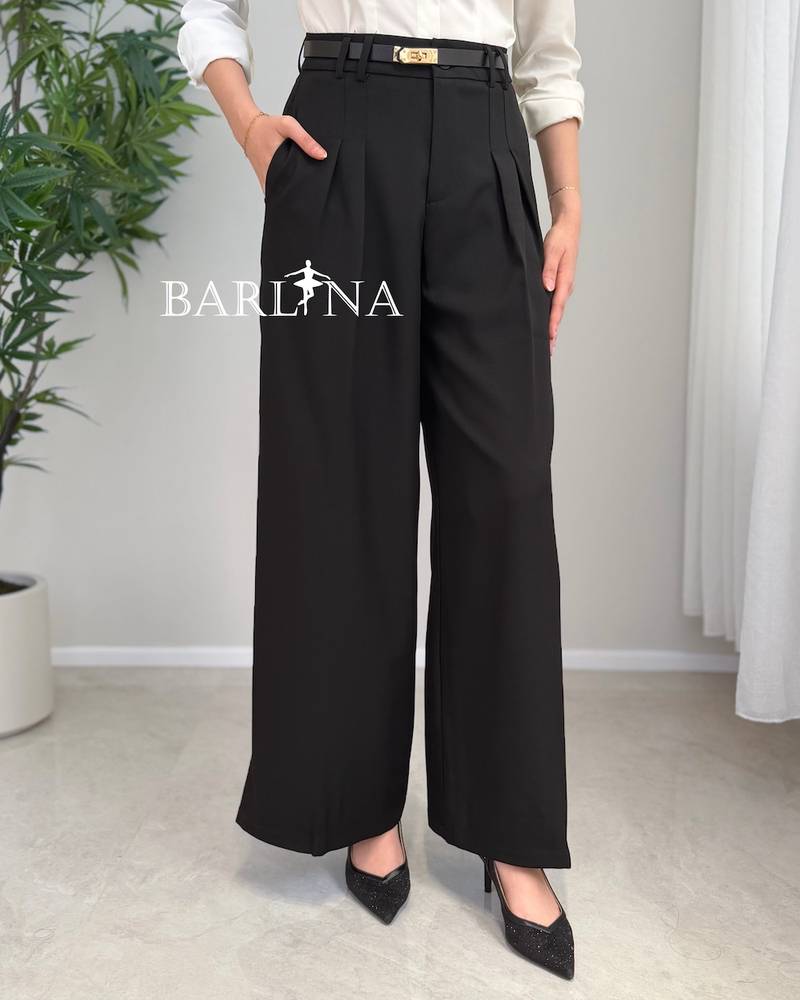Women's formal wide-leg trousers