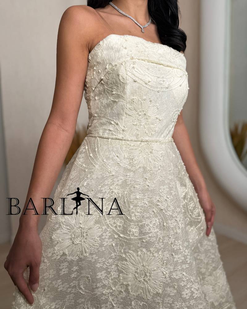 Elegant lace midi dress