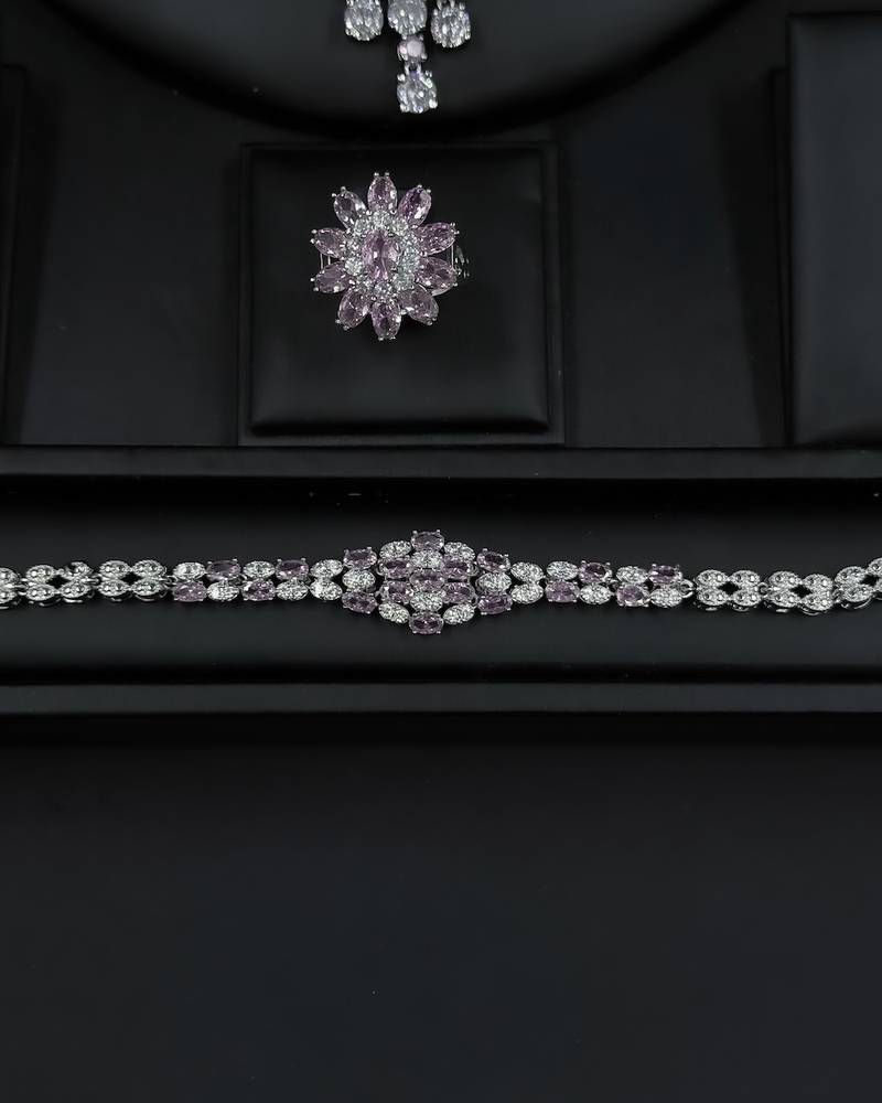 Luxury accessory set with colorful details