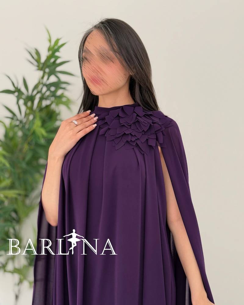 A long dress with a soft and flowing design