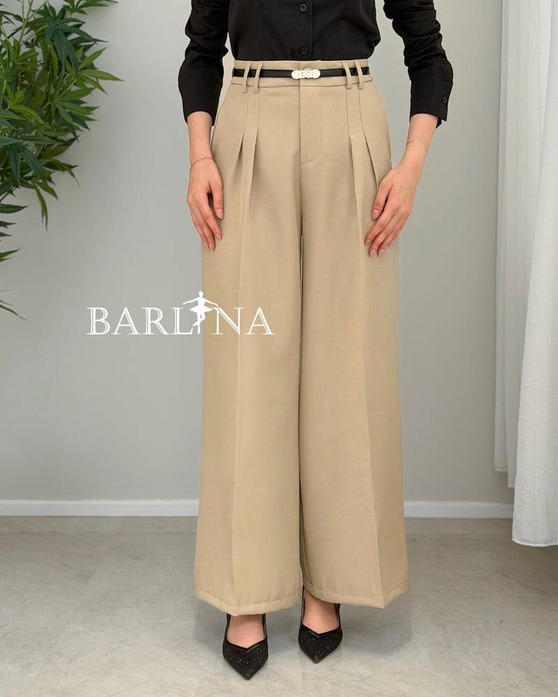 Women's formal wide-leg trousers
