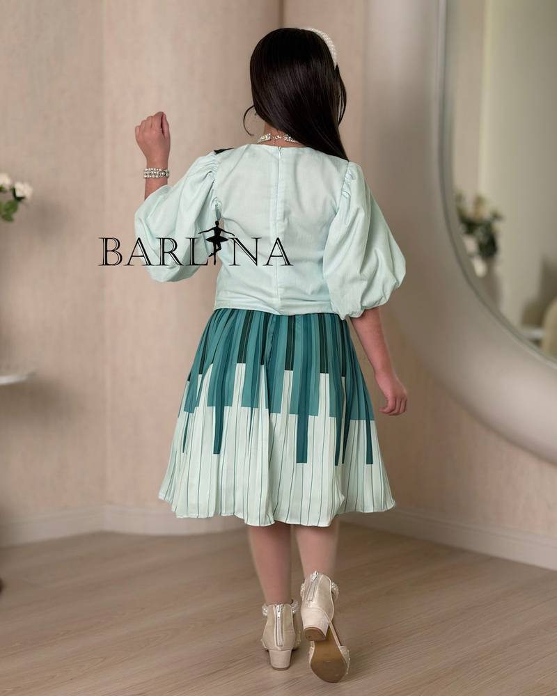 Soft girls' outfit decorated with roses
