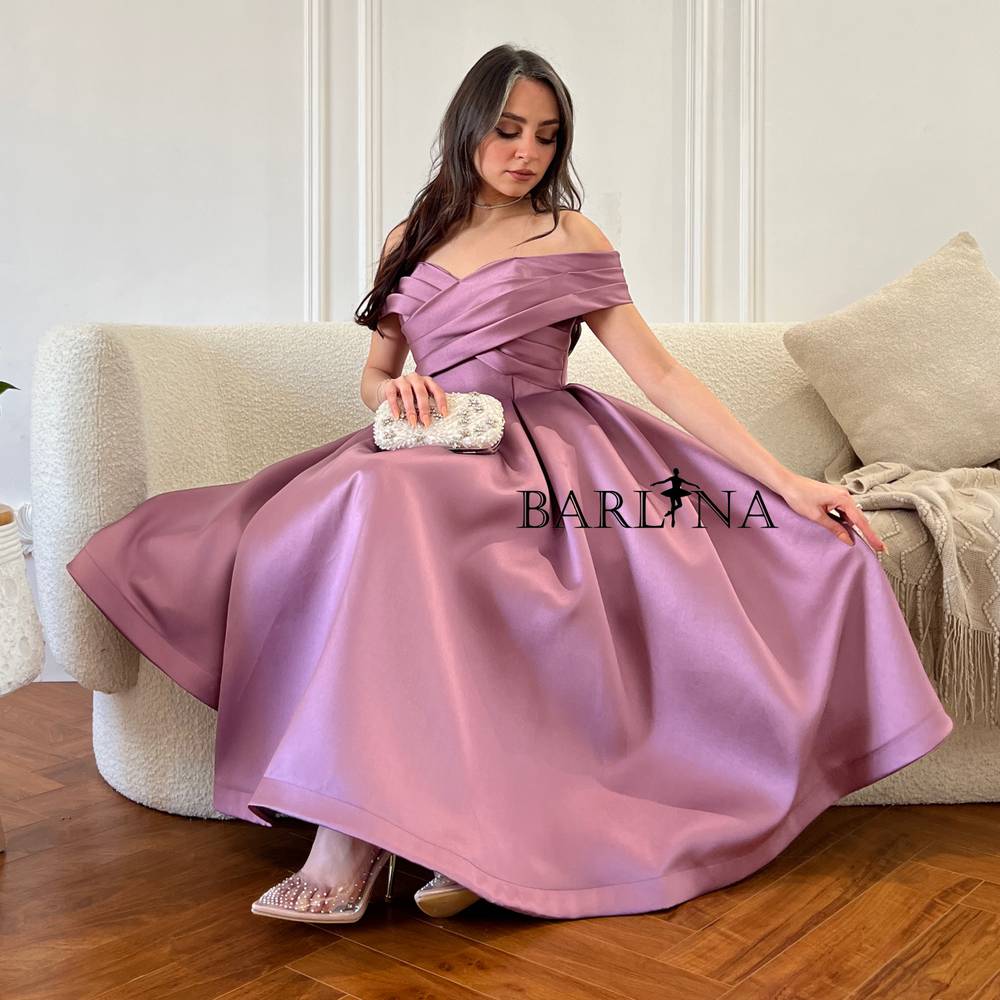Purple pink Taffeta midi dress