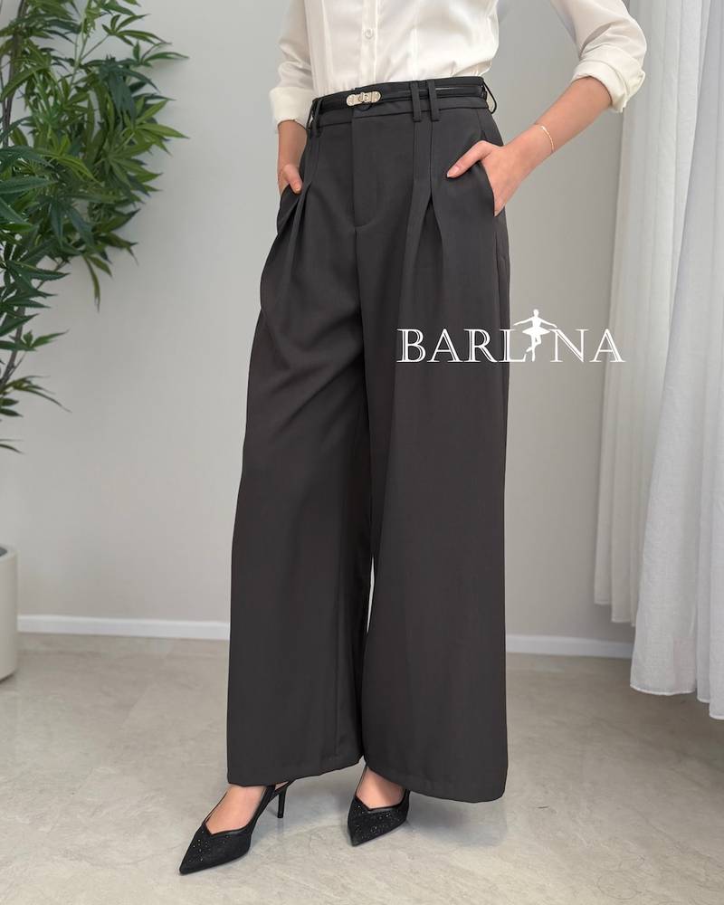 Women's formal wide-leg trousers