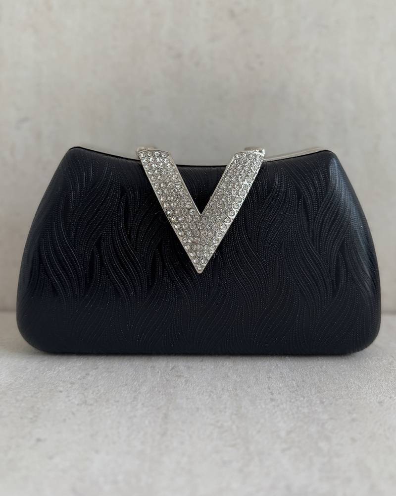 An elegant bag with a soft textured pattern
