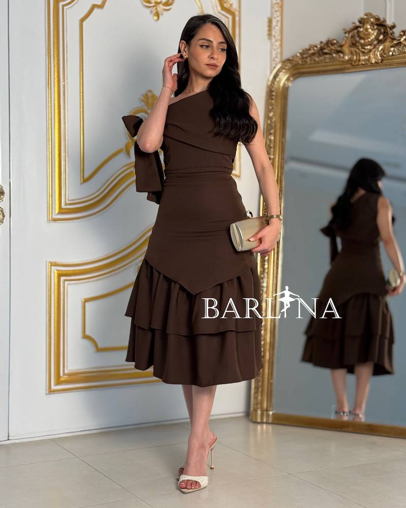 A soft and elegant dress with smooth layers