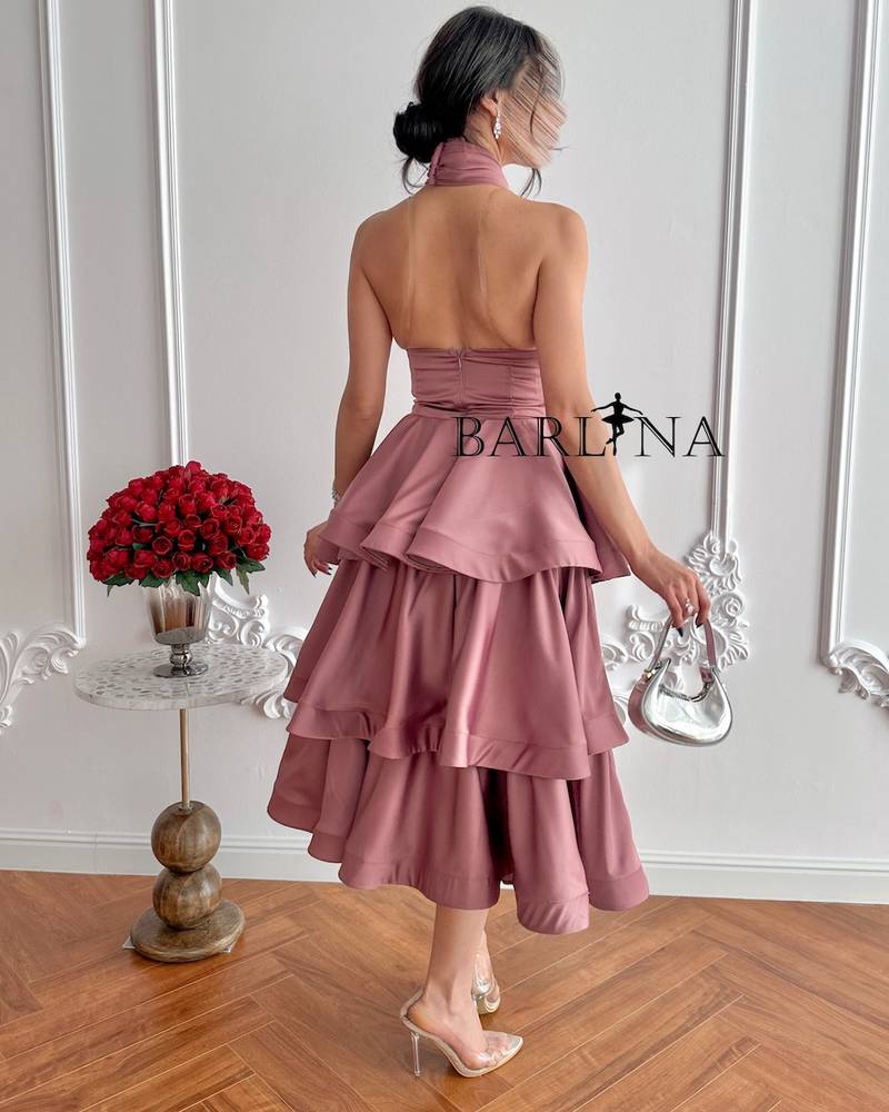 Floral Tiered Wrap Neck Dress