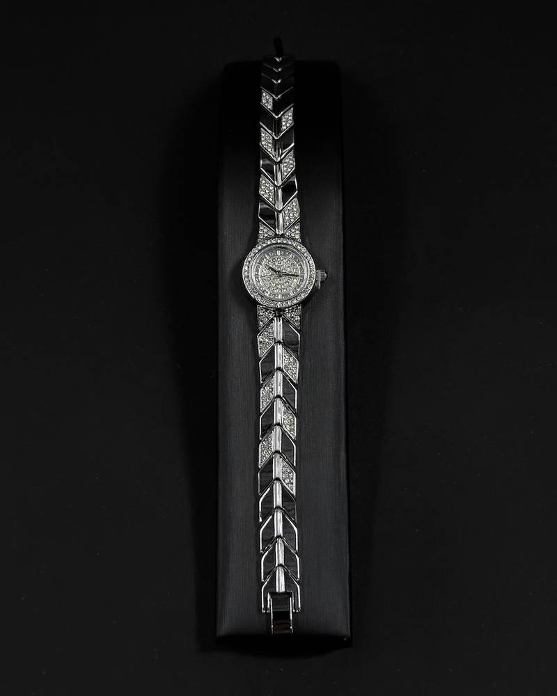Women's watch with a distinctive round dial design