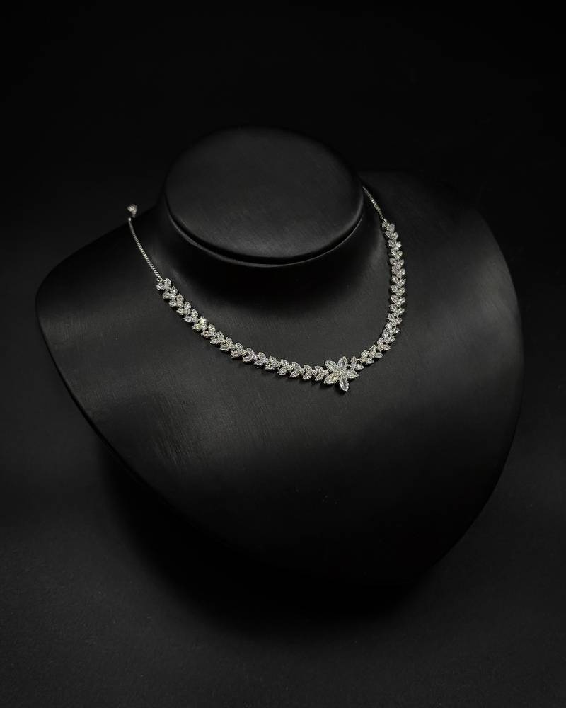Elegant rose-themed accessory set with a watch