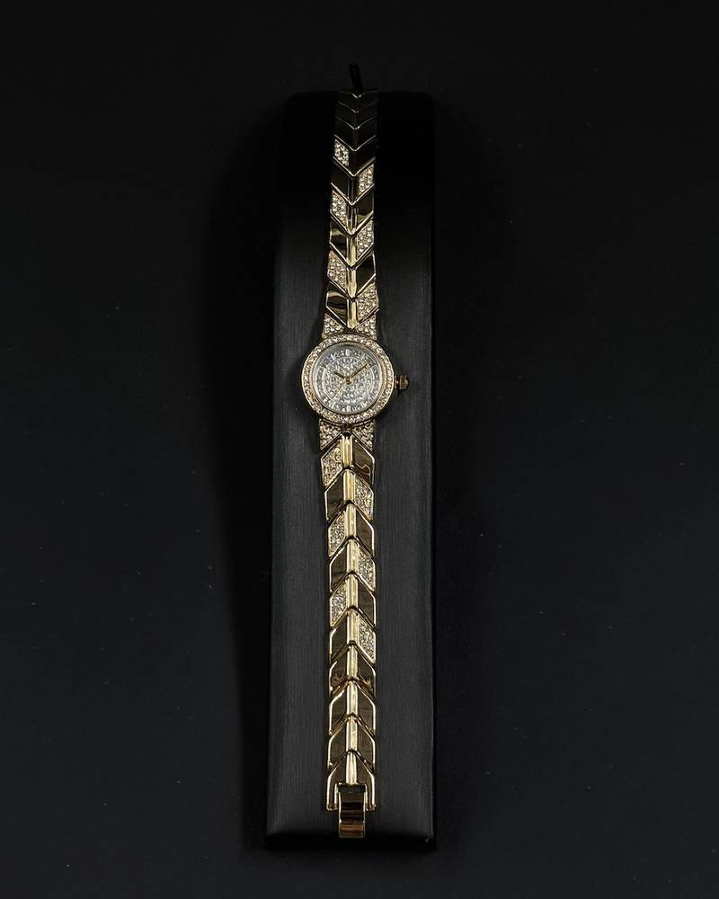 Women's watch with a distinctive round dial design