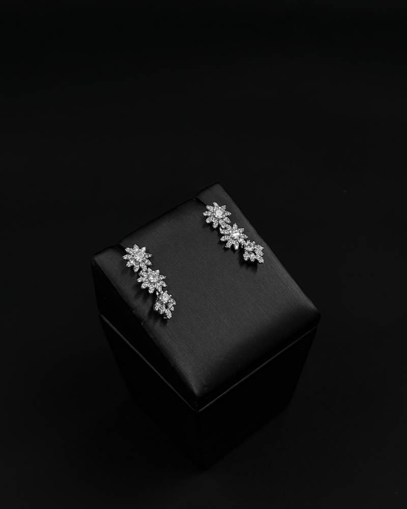 Floral design accessory set with watch