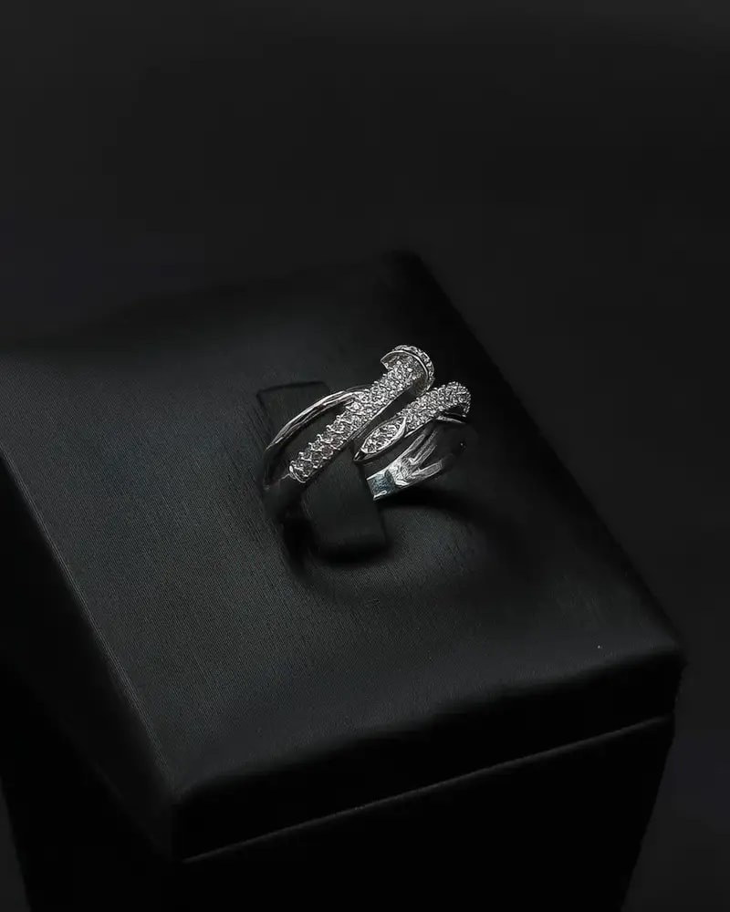 Stylish interlocking bracelet and ring