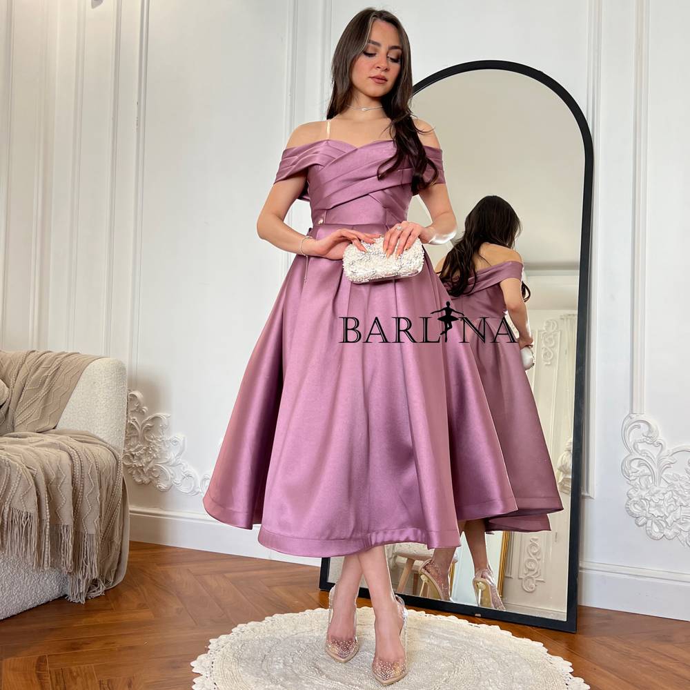 Purple pink Taffeta midi dress