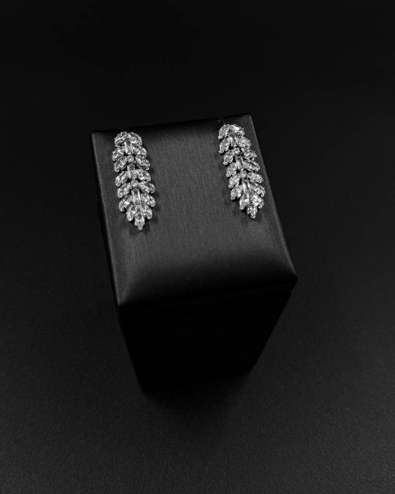 Shiny Olive Leaf Accessory Set