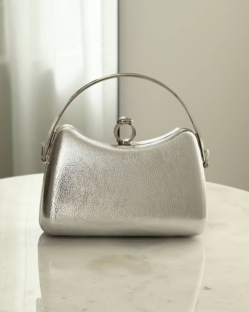 Women's leather bag with a classic design