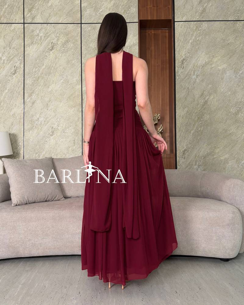 Burgundy dress with sequin top