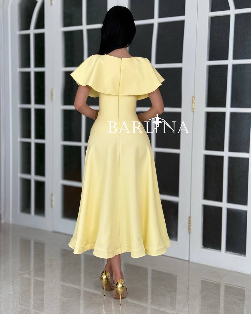 Elegant midi dress with a classic design