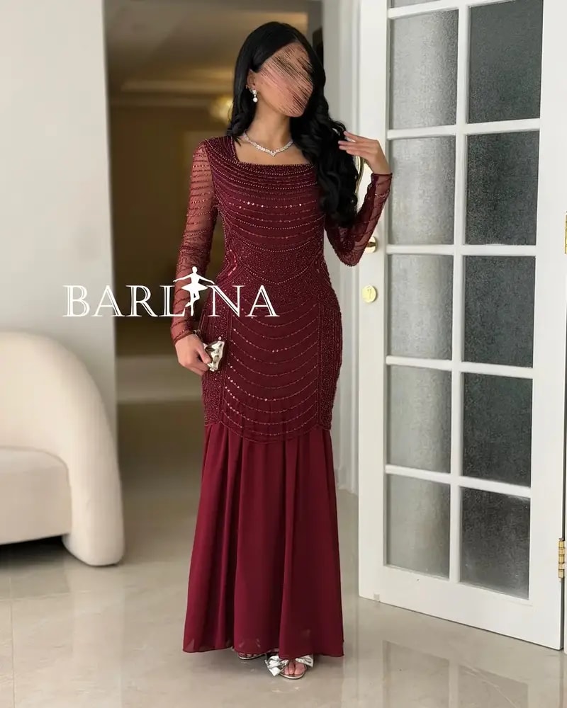 Elegant embroidered occasion dress