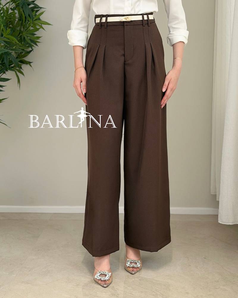 Women's formal wide-leg trousers