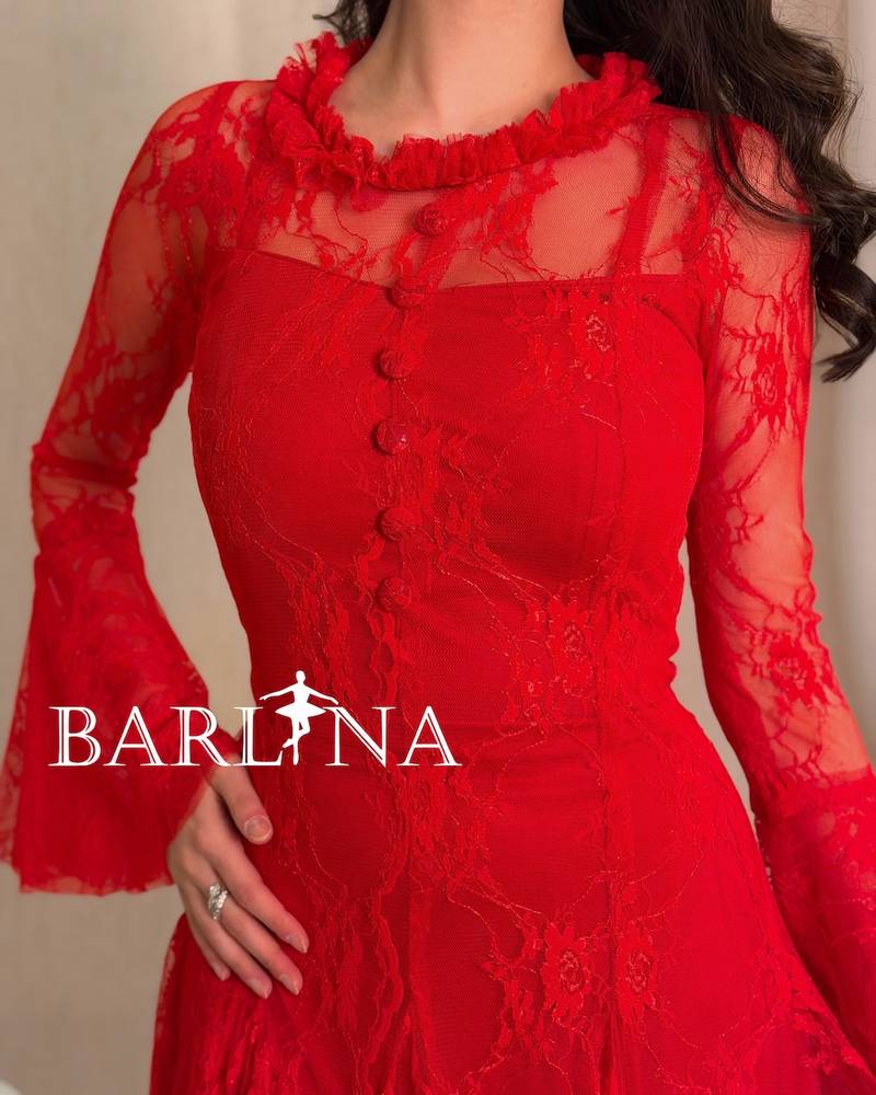  lace midi dress with front buttons