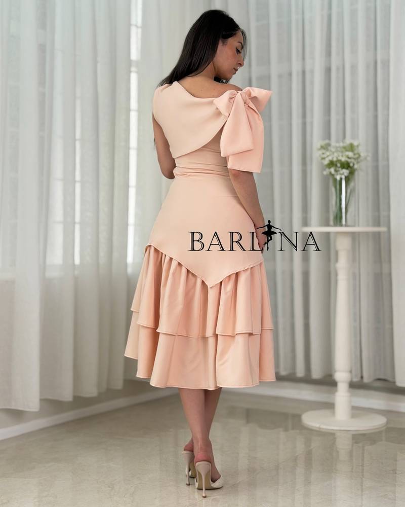 A soft and elegant dress with smooth layers