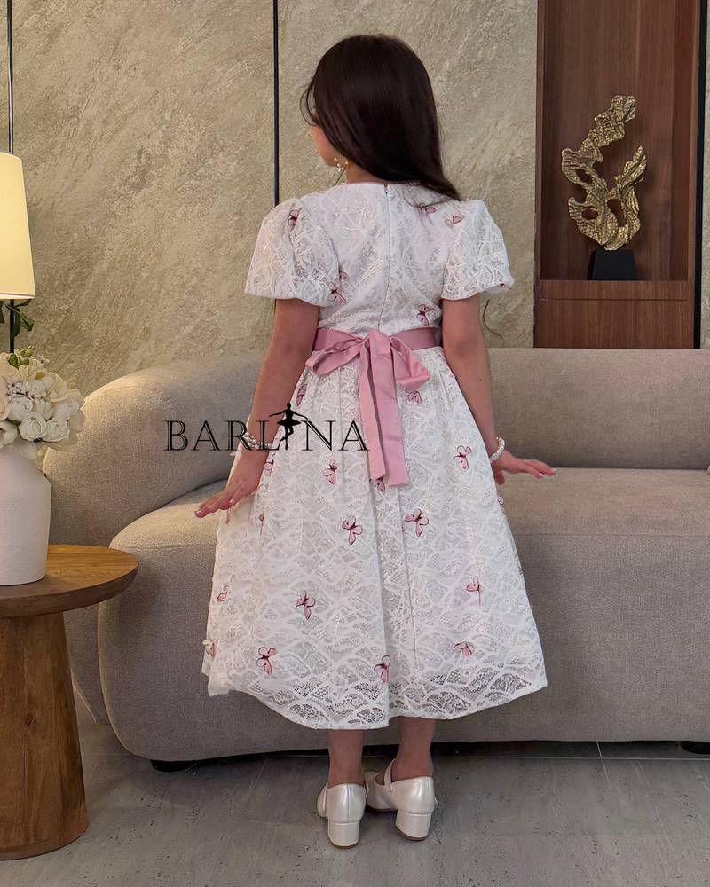 sachin and babi light blue dress Peony Floral Embroidered Wedding Dress Corset top Fit & Flare body main image 0
