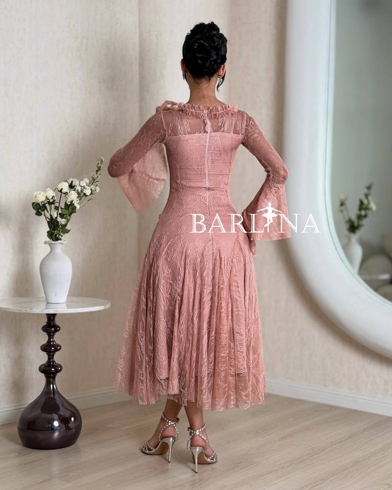  lace midi dress with front buttons