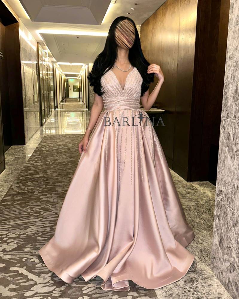 Rose dust Mikado dress