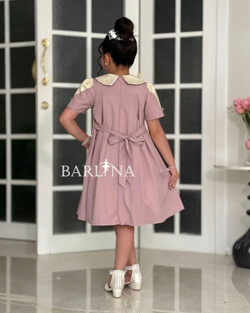 Soft girl's dress in light purple
